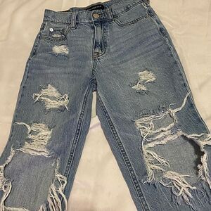 Aeropostale Ripped Light Blue‎ Boyfriend Jeans